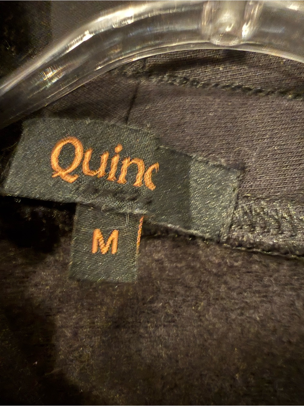 Quince Supersoft Fleece Mock Neck Pullover Size M - Picture 3 of 5
